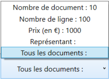 Sélections des documents pour le Logiciel EASYPREPA - ALTERNETIS - Transformation des BONS DE COMMANDES SAGE100c en PREPARATIONS DE LIVRAISONS - Permet de sélectionner les documents selon des critères paramétrables