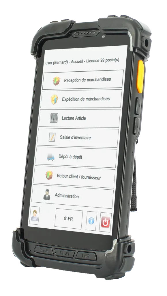 True EasyLogistic interface on mobile terminal