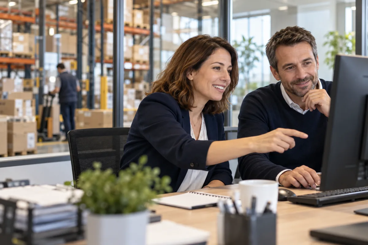 Une équipe ADV accompagne ses clients et suit leurs commandes